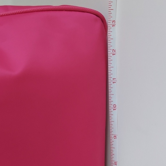 Victorias Secret Pink Lined Snap Close Nylon Tote Bag - Picture 10 of 12